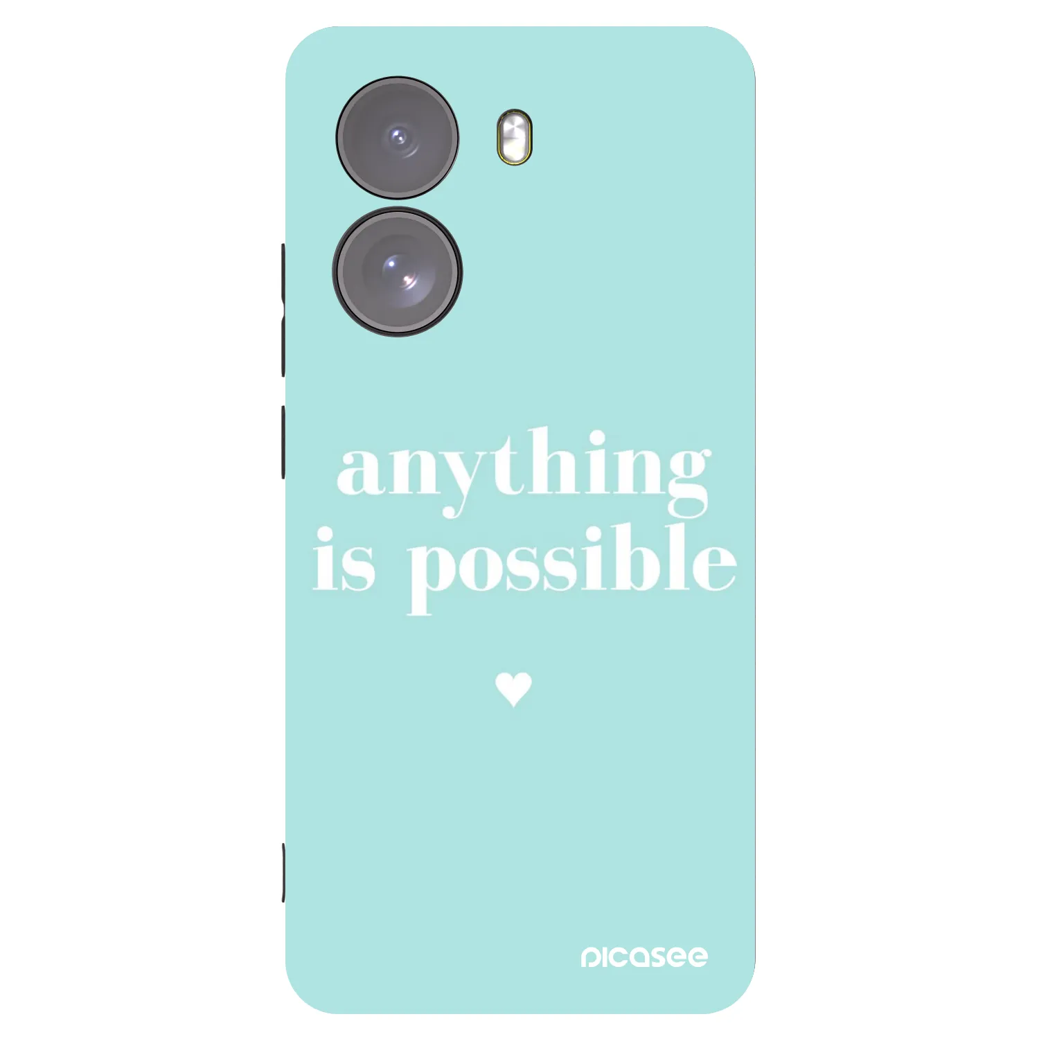 Picasee silikonowe czarne etui na Xiaomi Poco X7 - Anything is possible