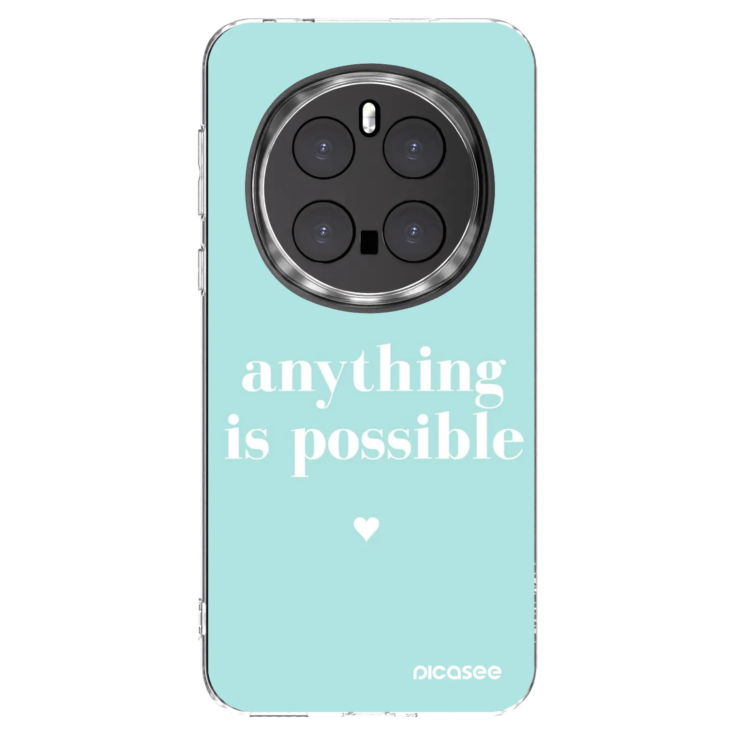 Picasee silikonowe przeźroczyste etui na Honor Magic7 Pro 5G - Anything is possible