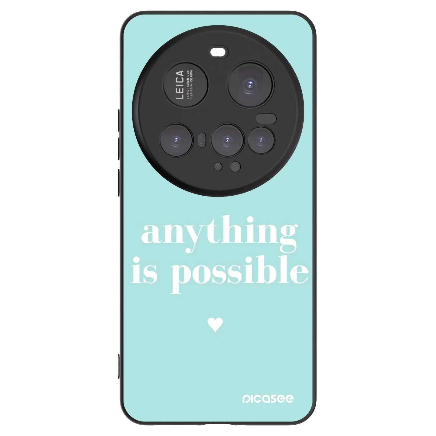 Picasee silikonowe czarne etui na Xiaomi 15 Ultra - Anything is possible