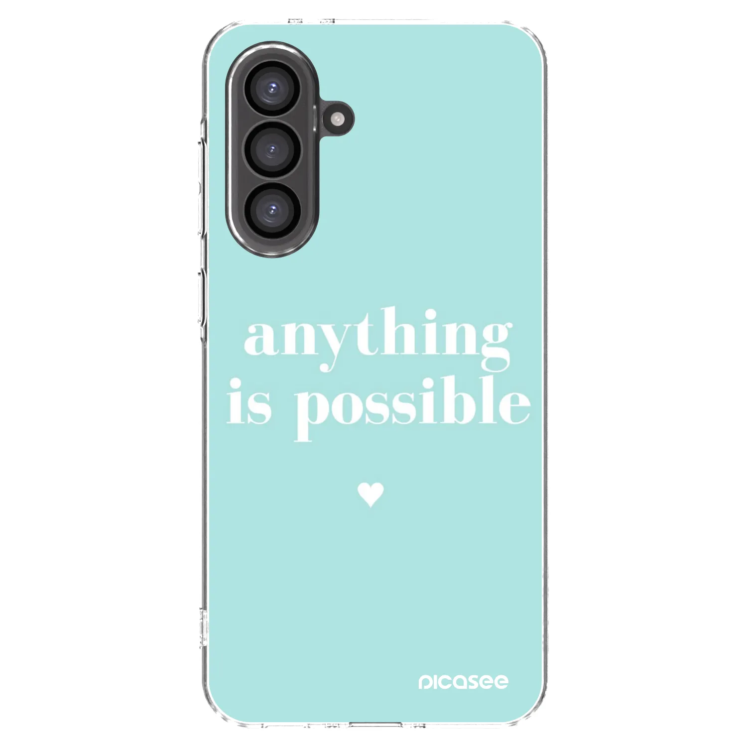Picasee silikonowe przeźroczyste etui na Samsung Galaxy A56 5G A566B - Anything is possible