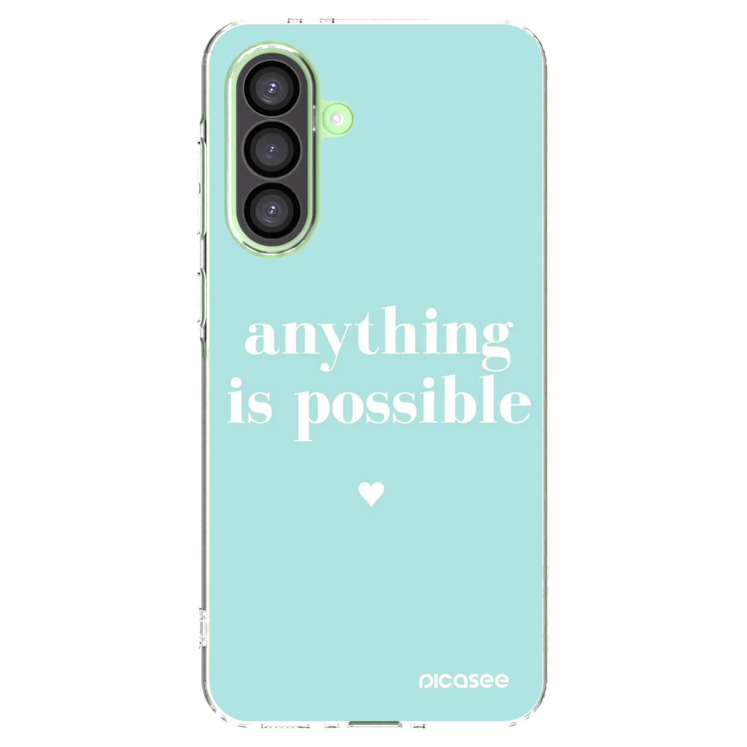 Picasee silikonowe przeźroczyste etui na Samsung Galaxy A26 5G A266B - Anything is possible