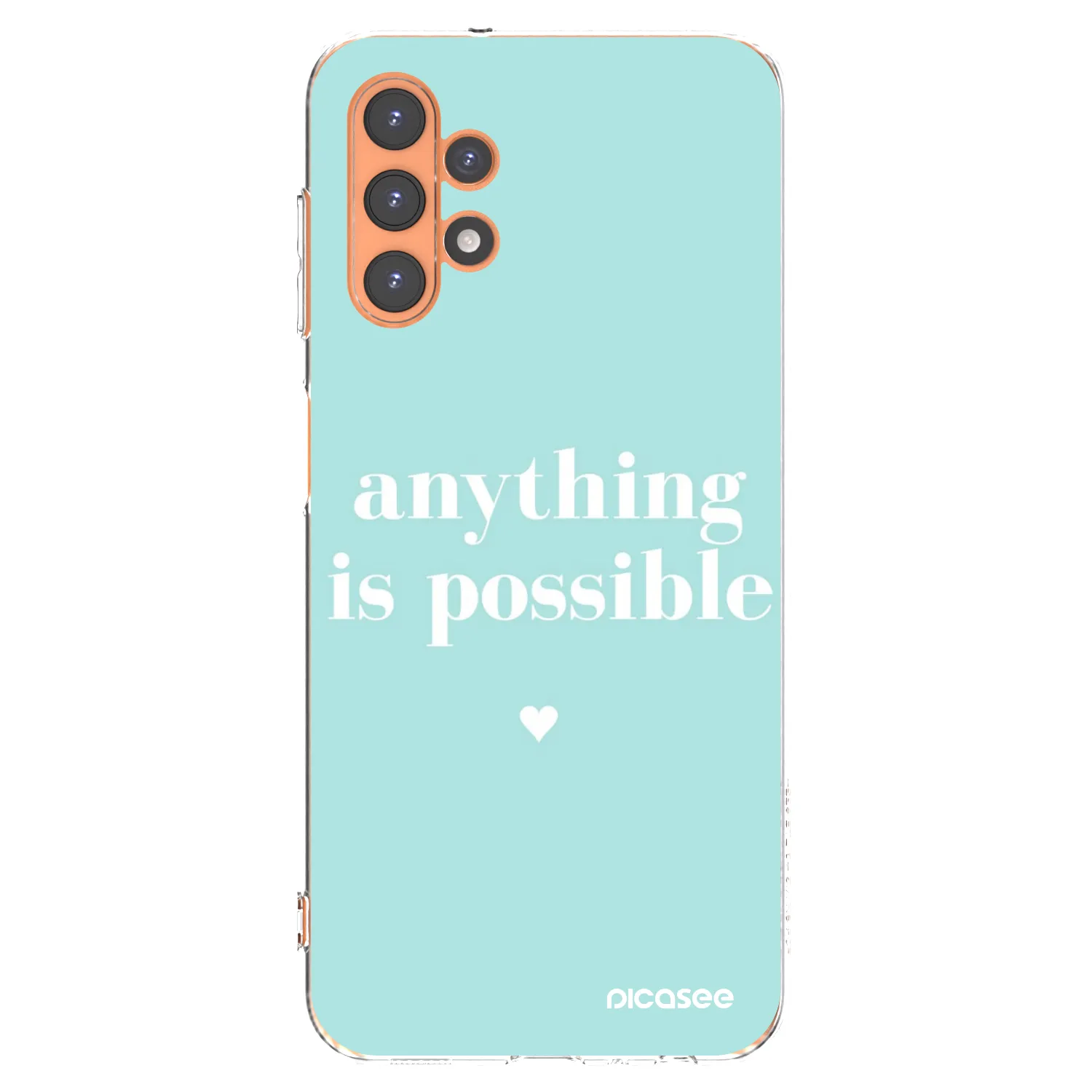 Picasee silikonowe przeźroczyste etui na Samsung Galaxy A13 5G - Anything is possible