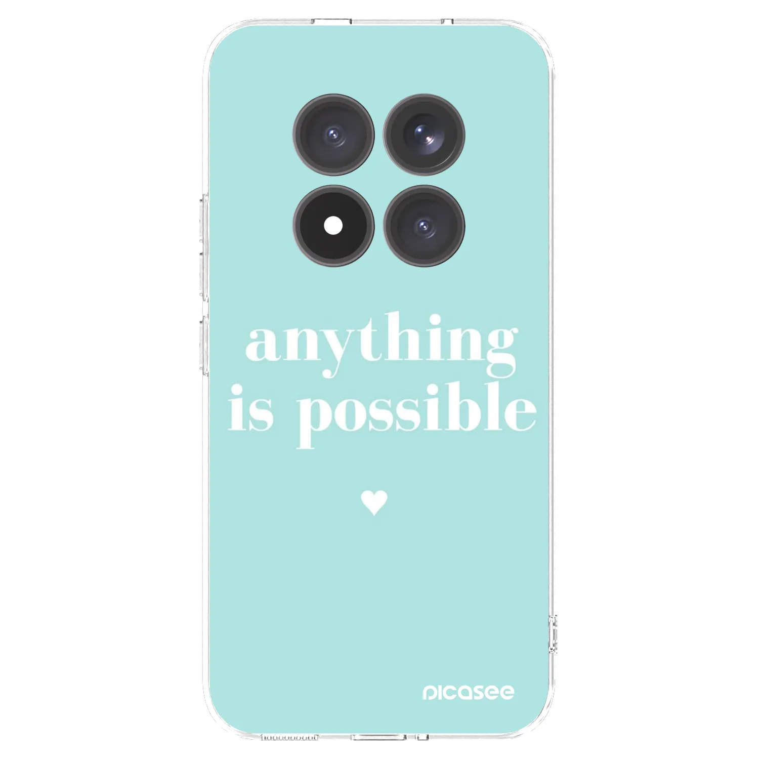 Picasee silikonowe przeźroczyste etui na Xiaomi Redmi Note 15 Pro+ - Anything is possible