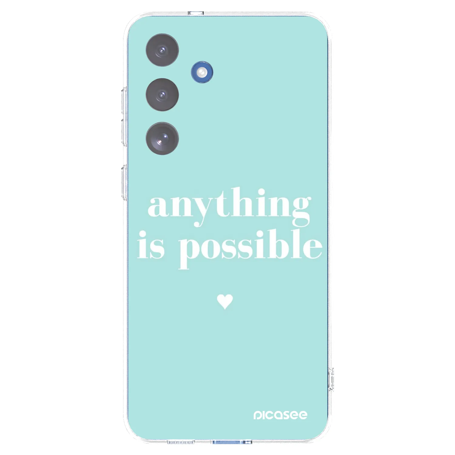 Picasee silikonowe przeźroczyste etui na Samsung Galaxy S25 FE 5G - Anything is possible