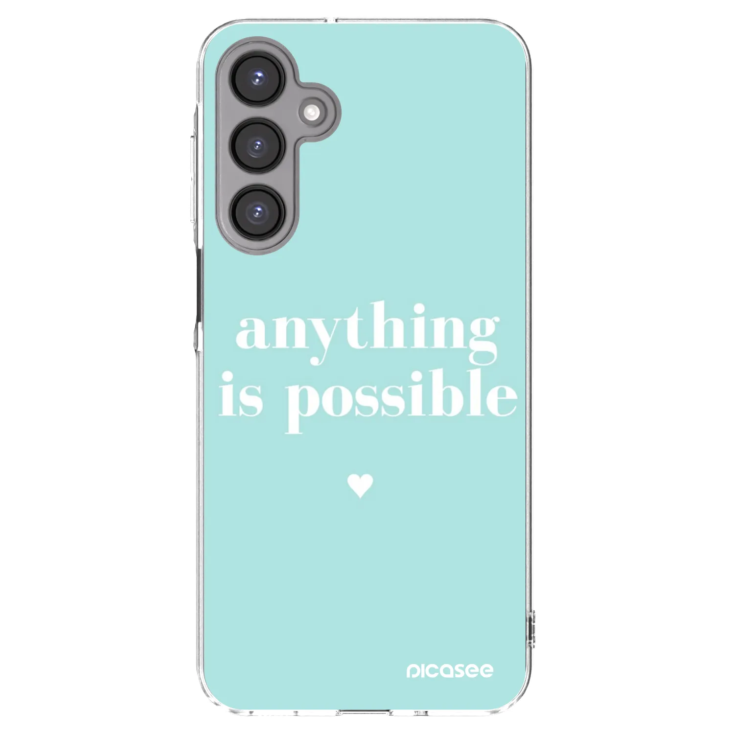 Picasee silikonowe przeźroczyste etui na Samsung Galaxy A16 4G - Anything is possible