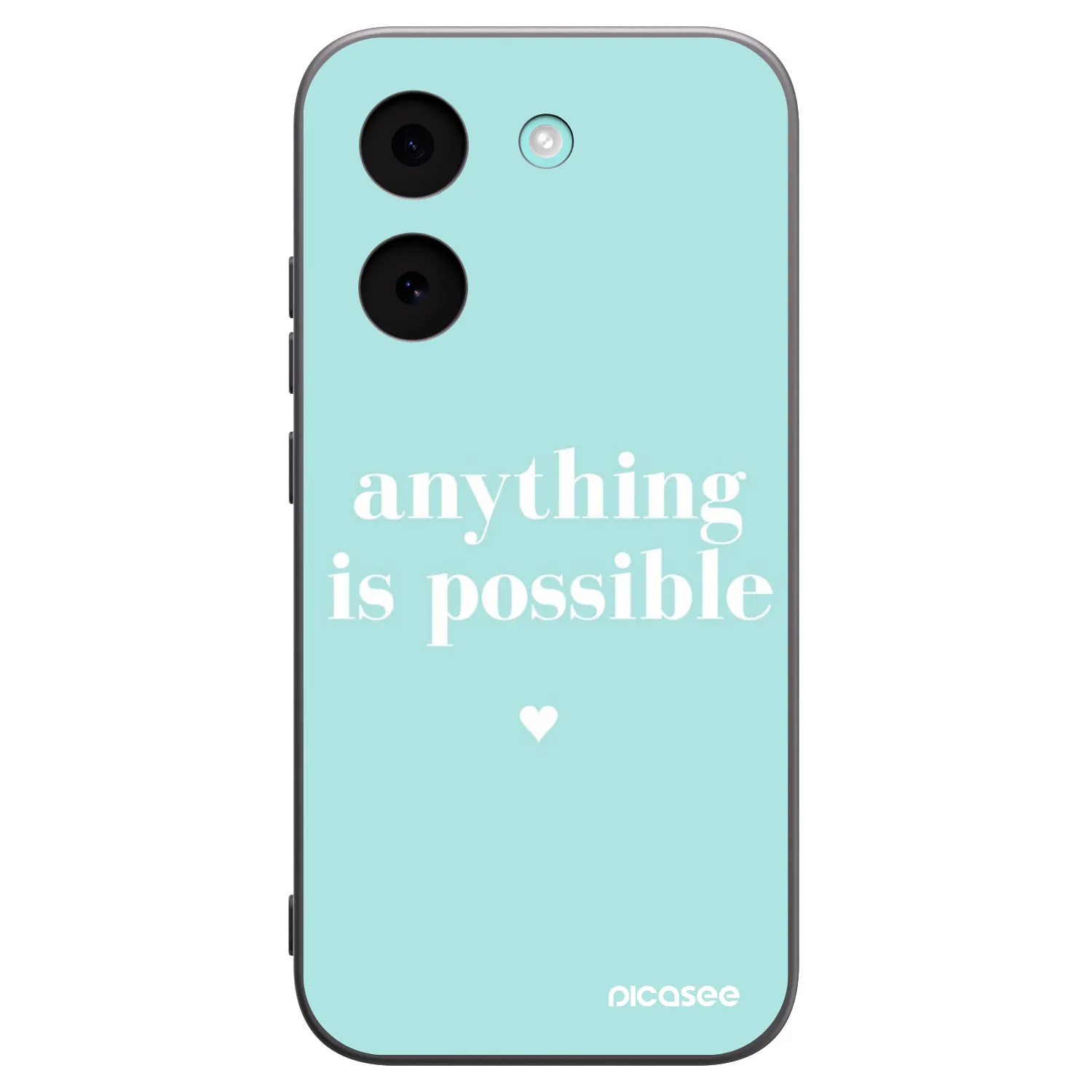 Picasee silikonowe czarne etui na Xiaomi Poco X8 Pro - Anything is possible