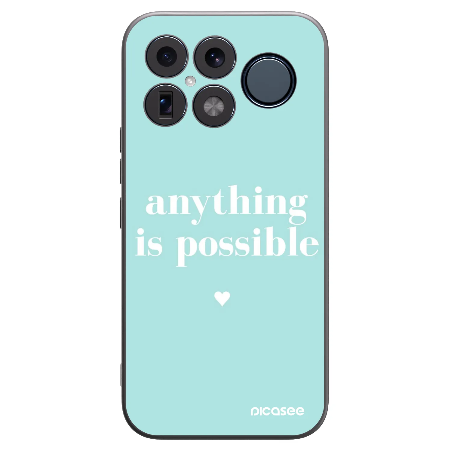 Picasee silikonowe czarne etui na Xiaomi Poco F8 Ultra - Anything is possible