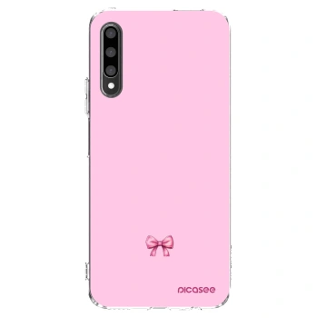 Picasee silikonowe przeźroczyste etui na Honor 9X Pro - Blush bow