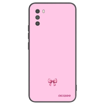 Picasee silikonowe czarne etui na Xiaomi Poco M3 - Blush bow