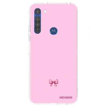 Etui na Motorola Moto G8 - Blush bow