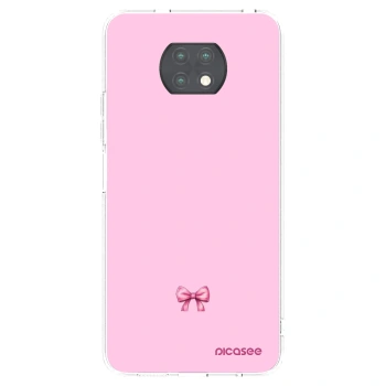 Picasee silikonowe przeźroczyste etui na Xiaomi Redmi Note 9T - Blush bow