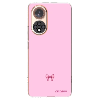 Picasee silikonowe przeźroczyste etui na Honor 50 5G - Blush bow