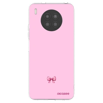 Picasee silikonowe przeźroczyste etui na Huawei Nova 8i - Blush bow