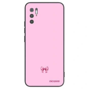 Picasee silikonowe czarne etui na Xiaomi Poco M3 Pro 5G - Blush bow