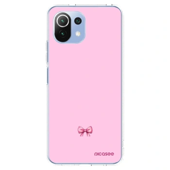 Picasee silikonowe przeźroczyste etui na Xiaomi 11 Lite 5G NE - Blush bow