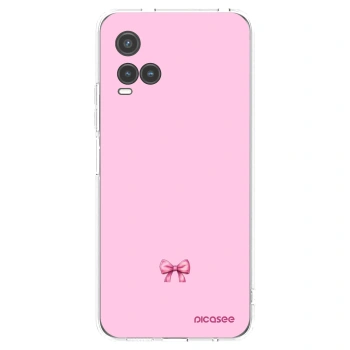 Picasee silikonowe przeźroczyste etui na Vivo Y33s - Blush bow