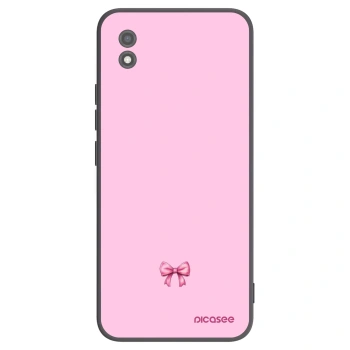 Picasee silikonowe czarne etui na Realme C11 (2021) - Blush bow