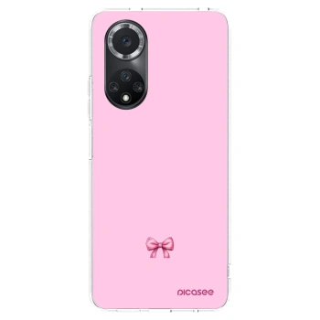Picasee silikonowe przeźroczyste etui na Huawei Nova 9 SE - Blush bow