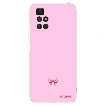 Picasee silikonowe przeźroczyste etui na Xiaomi Redmi 10 (2022) - Blush bow
