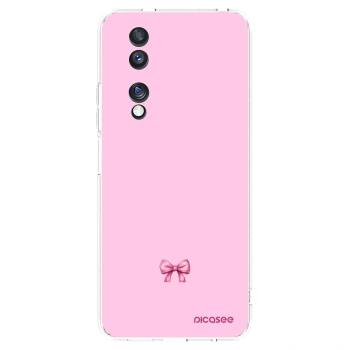 Picasee silikonowe przeźroczyste etui na Honor 70 - Blush bow