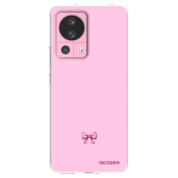 Picasee silikonowe przeźroczyste etui na Xiaomi 13 Lite - Blush bow
