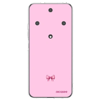 Picasee silikonowe przeźroczyste etui na Honor Magic5 Lite 5G - Blush bow