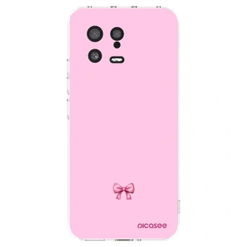 Picasee silikonowe przeźroczyste etui na Xiaomi 13 - Blush bow