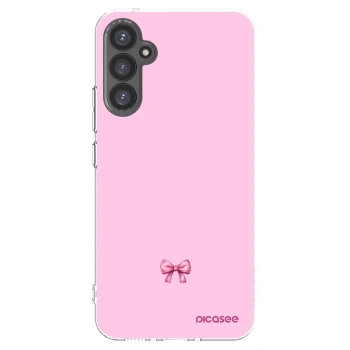 Picasee silikonowe przeźroczyste etui na Samsung Galaxy A34 5G A346B - Blush bow