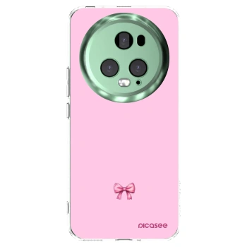 Picasee silikonowe przeźroczyste etui na Honor Magic5 Pro - Blush bow