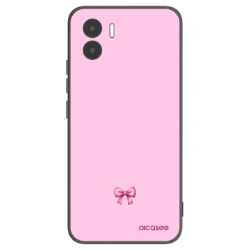 Picasee silikonowe czarne etui na Xiaomi Redmi A2 - Blush bow