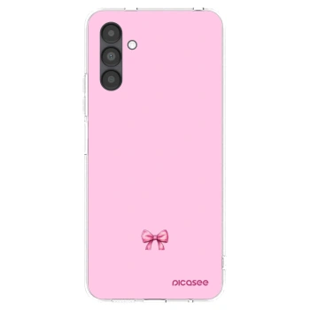 Picasee silikonowe przeźroczyste etui na Samsung Galaxy A04s A047F - Blush bow