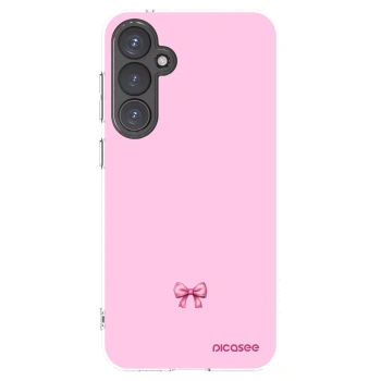 Picasee silikonowe przeźroczyste etui na Samsung Galaxy S23 FE S711B - Blush bow