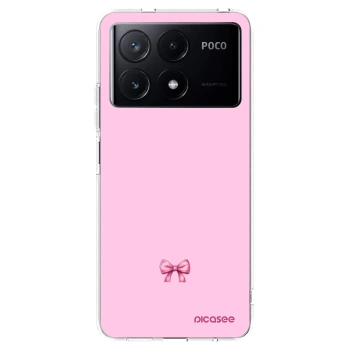 Picasee silikonowe przeźroczyste etui na Xiaomi Poco X6 Pro - Blush bow