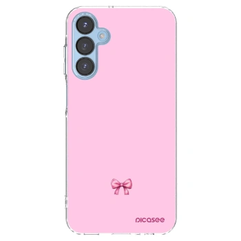 Picasee silikonowe przeźroczyste etui na Samsung Galaxy A15 A156B 5G - Blush bow