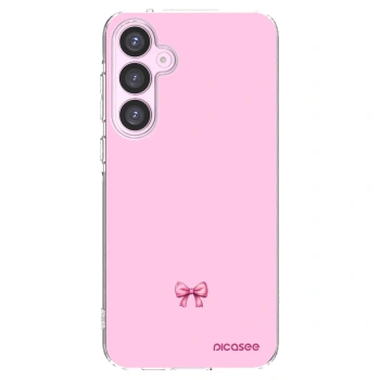 Picasee silikonowe przeźroczyste etui na Samsung Galaxy A55 5G A556B - Blush bow