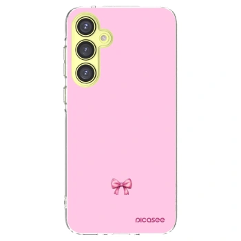 Picasee silikonowe przeźroczyste etui na Samsung Galaxy A35 5G A356B - Blush bow