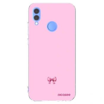 Picasee silikonowe przeźroczyste etui na Honor 10 Lite - Blush bow