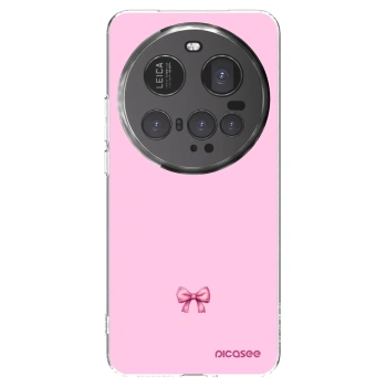 Picasee silikonowe przeźroczyste etui na Xiaomi 15 Ultra - Blush bow