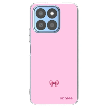 Picasee silikonowe przeźroczyste etui na Honor X8c - Blush bow