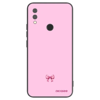 Picasee silikonowe czarne etui na Xiaomi Redmi Note 7 - Blush bow