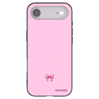 Picasee silikonowe czarne etui na Apple iPhone Air - Blush bow