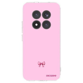 Picasee silikonowe przeźroczyste etui na Xiaomi Redmi Note 15 Pro+ - Blush bow