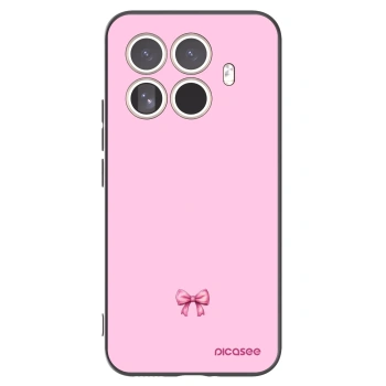 Picasee silikonowe czarne etui na Xiaomi 15T Pro - Blush bow