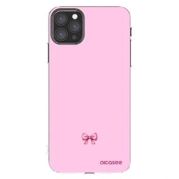 Picasee silikonowe przeźroczyste etui na Apple iPhone 11 Pro Max - Blush bow