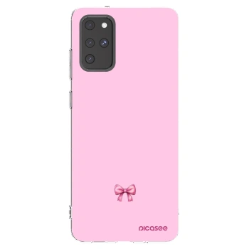 Picasee silikonowe przeźroczyste etui na Samsung Galaxy S20+ G985F - Blush bow