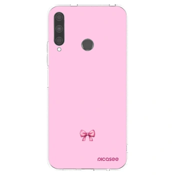 Picasee silikonowe przeźroczyste etui na Huawei P40 Lite E - Blush bow