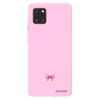 Picasee silikonowe przeźroczyste etui na Samsung Galaxy Note 10 Lite N770F - Blush bow