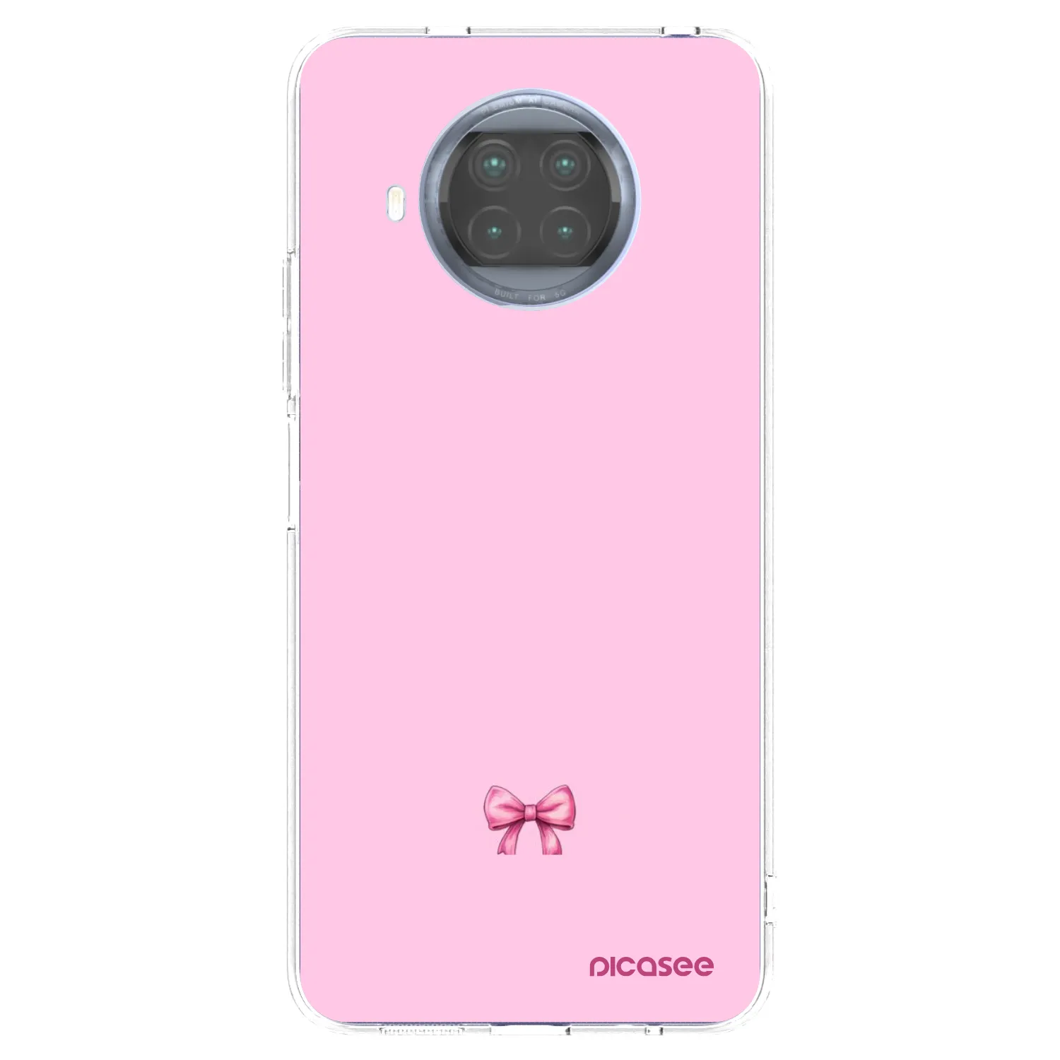 Picasee silikonowe przeźroczyste etui na Xiaomi Mi 10T Lite - Blush bow