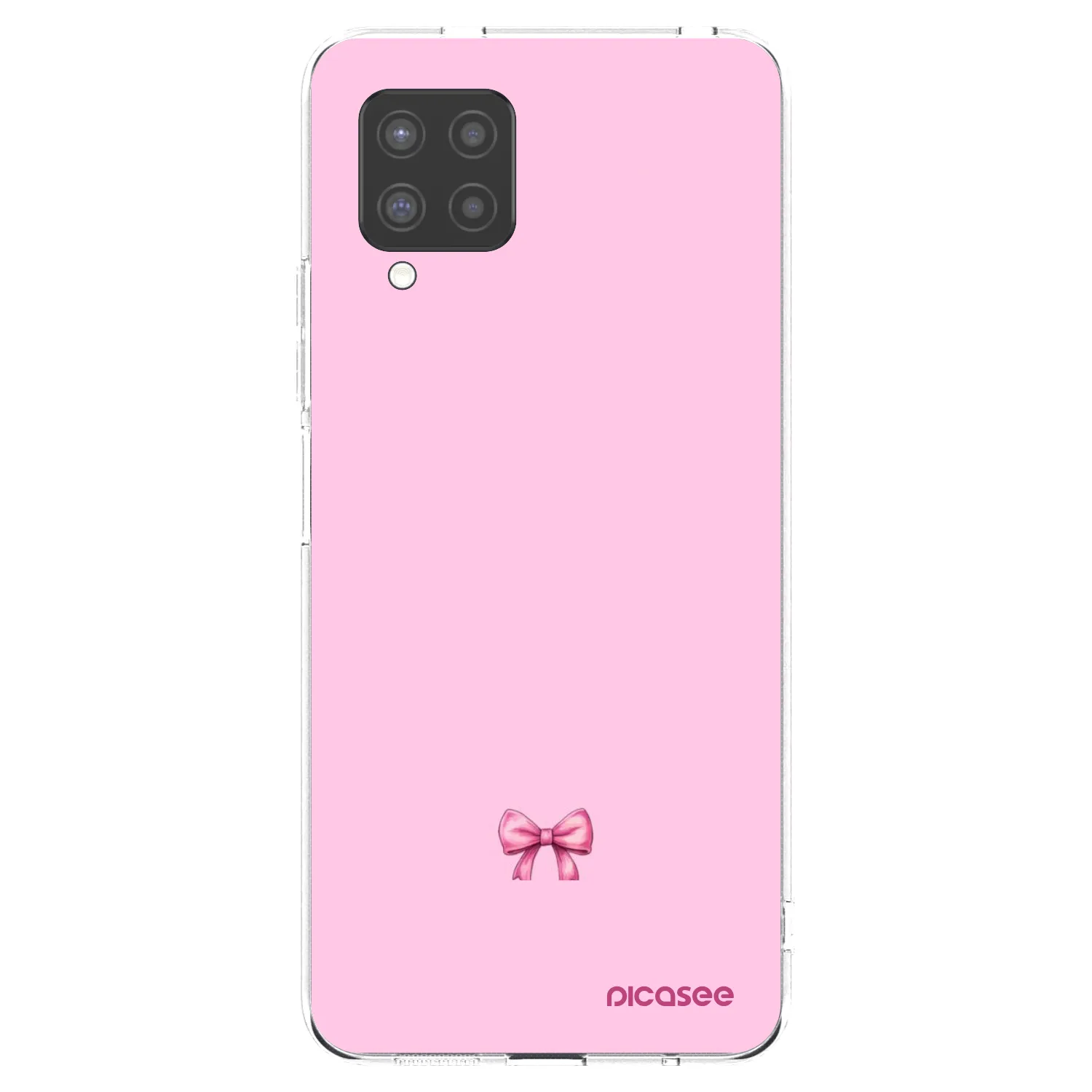 Picasee silikonowe przeźroczyste etui na Samsung Galaxy A42 A426B - Blush bow