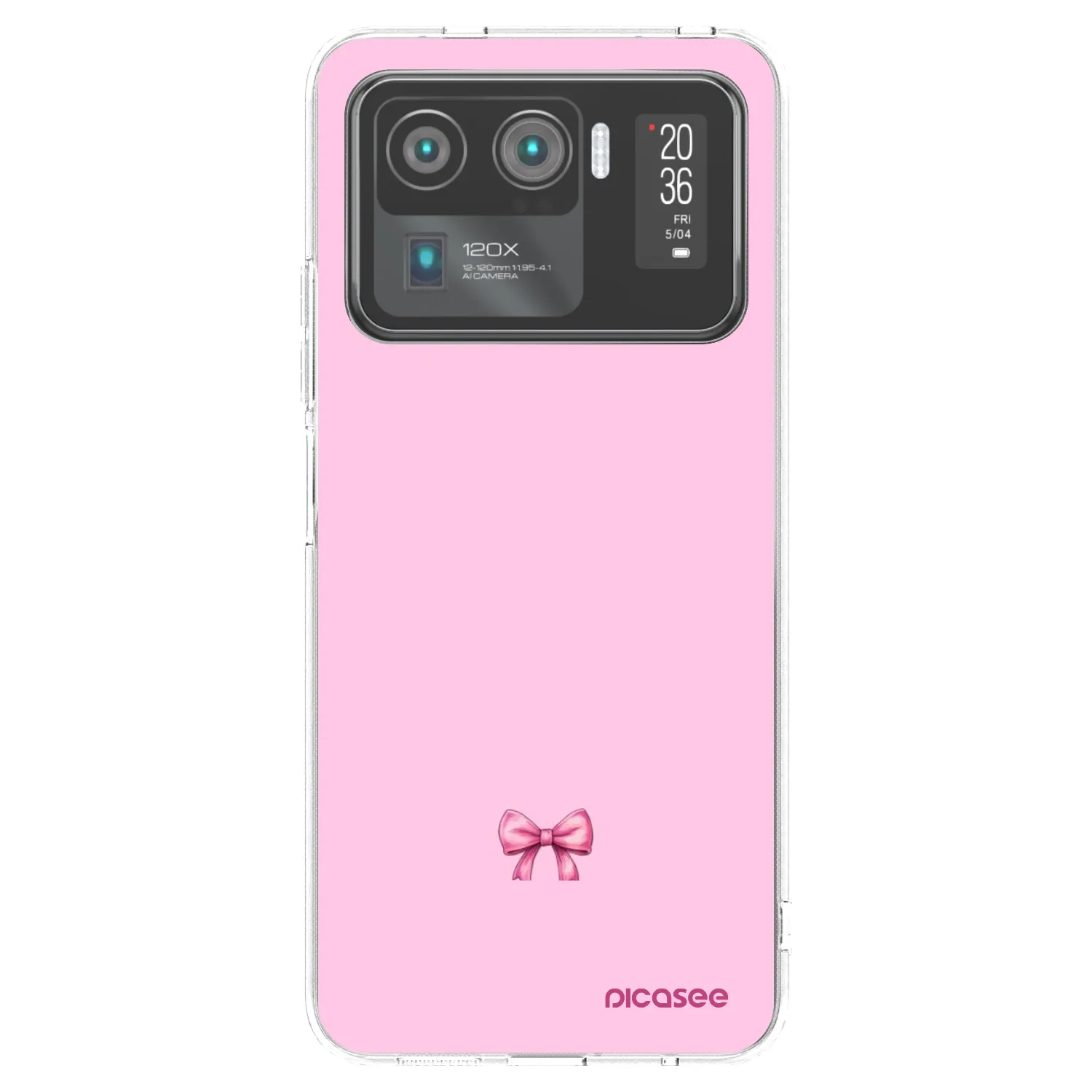 Picasee silikonowe przeźroczyste etui na Xiaomi Mi 11 Ultra - Blush bow